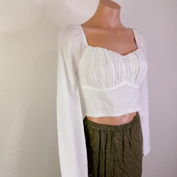 Melrose & Market Slit Pull On Ditsy Floral Prairie Maxi Skirt Olive Green XS NWT - Picture 3 of 12